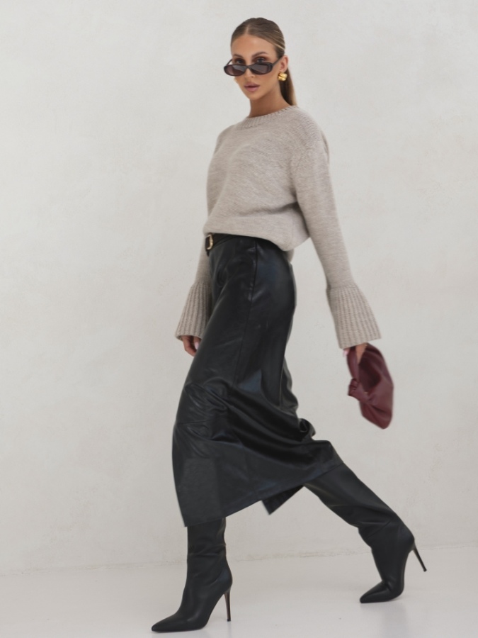 Nalla Beige Sweater - Image 3