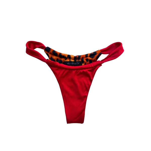 Reversible Bikini Leopard x Red - Image 7