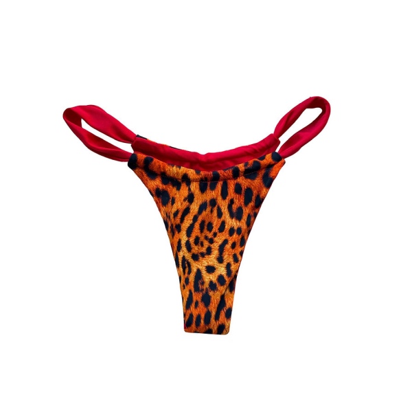 Reversible Bikini Leopard x Red - Image 5