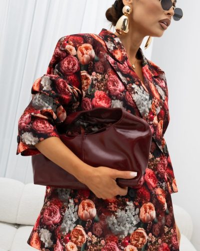 Oversized Peony Pink Blazer