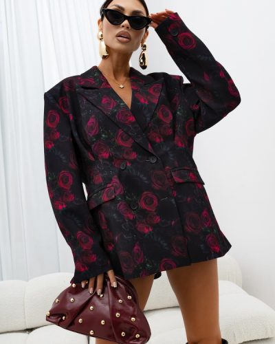 Oversized Roses Blazer